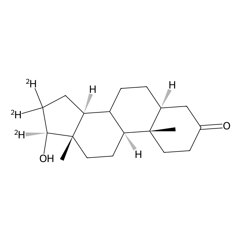 (5S,9S,10S,13S,14S,17S)-16,16,17-trideuterio-17-hydroxy-10,13-dimethyl-1,2,4,5,6,7,8,9,11,12,14,15-dodecahydrocyclopenta[a]phenanthren-3-one