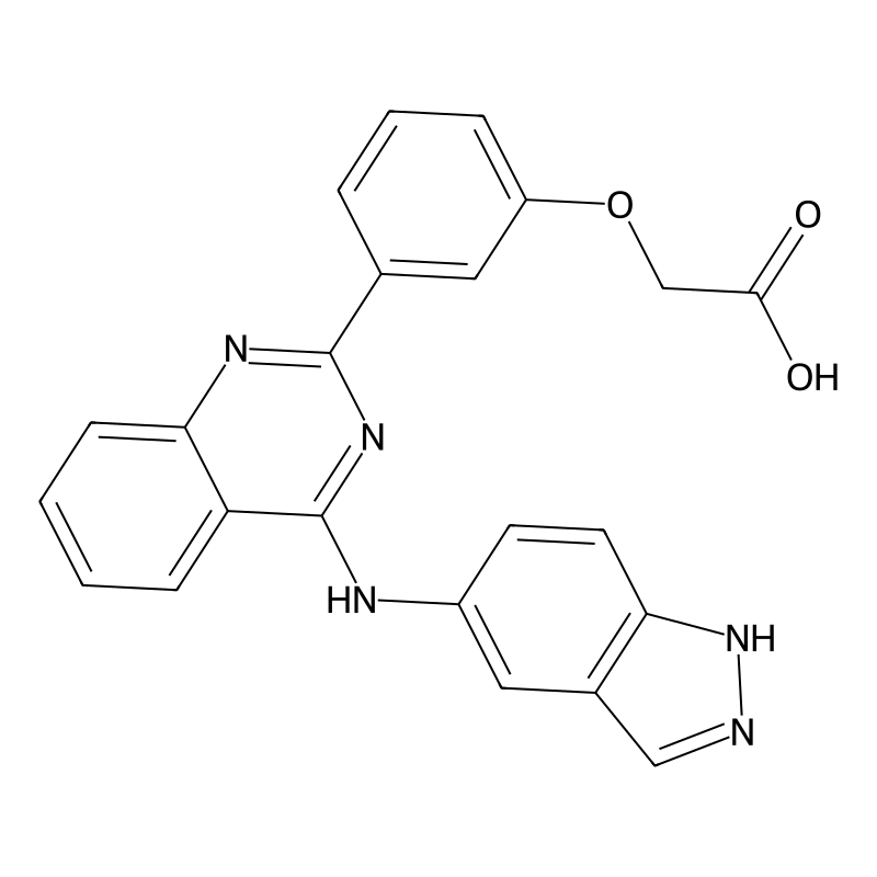 2-(3-(4-((1H-indazol-5-yl)amino)quinazolin-2-yl)ph...