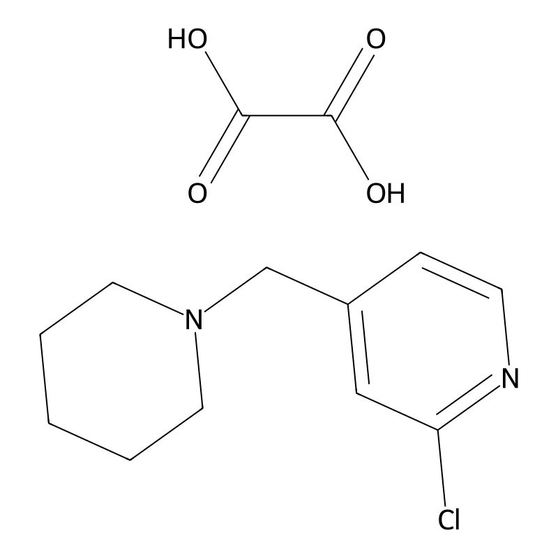 2-Chloro-4-(piperidin-1-ylmethyl)pyridine oxalate