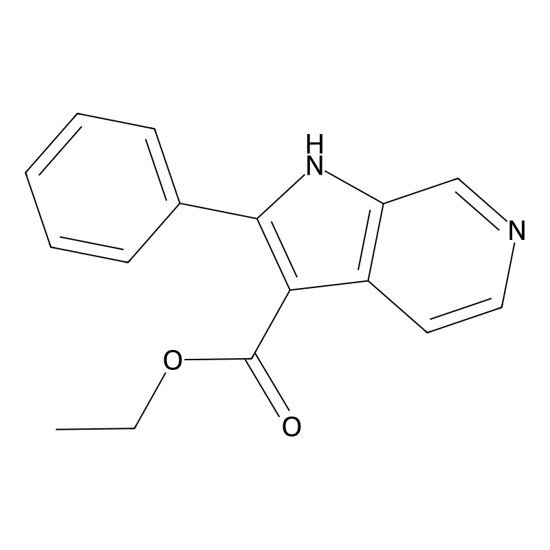 Ethyl 2-phenyl-1H-pyrrolo[2,3-c]pyridine-3-carboxy...