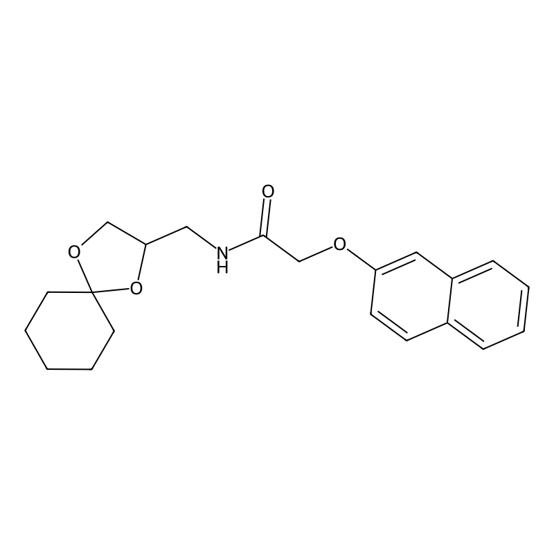 N-({1,4-dioxaspiro[4.5]decan-2-yl}methyl)-2-(napht...