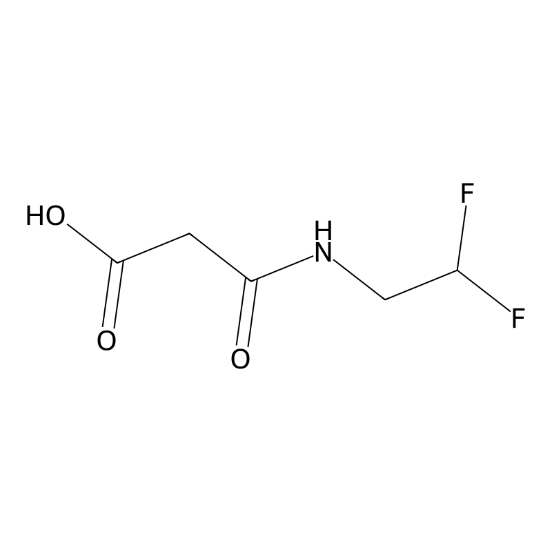 2-[(2,2-Difluoroethyl)carbamoyl]acetic acid