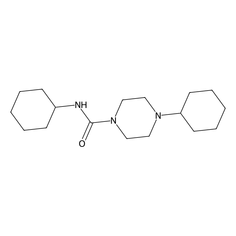 1-Piperazinecarboxamide, N,4-dicyclohexyl-