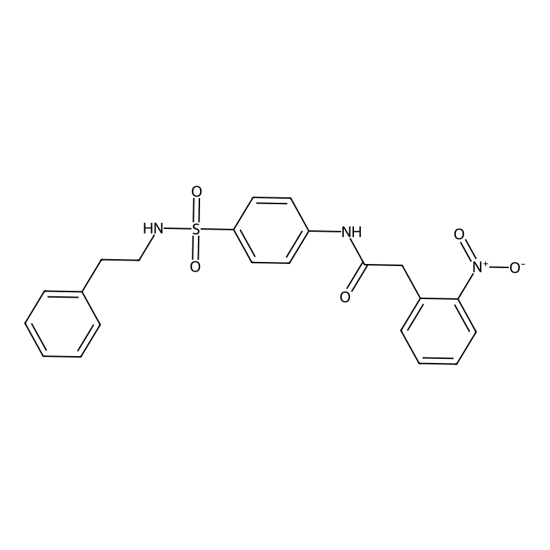 2-(2-nitrophenyl)-N-{4-[(2-phenylethyl)sulfamoyl]p...