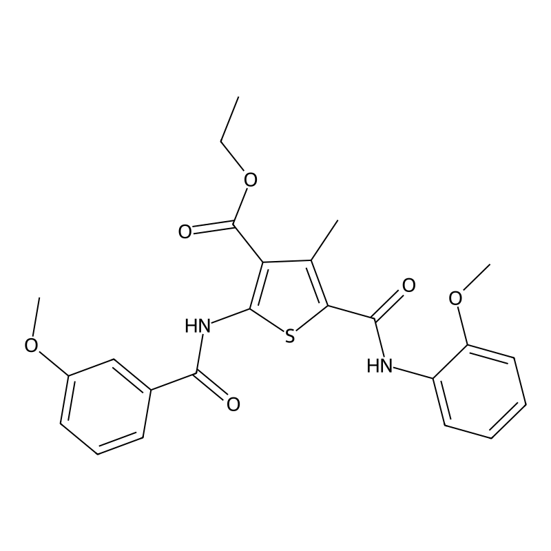 Ethyl 2-(3-methoxybenzamido)-5-[(2-methoxyphenyl)c...