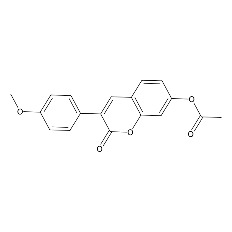 3-(4-methoxyphenyl)-2-oxo-2H-chromen-7-yl acetate
