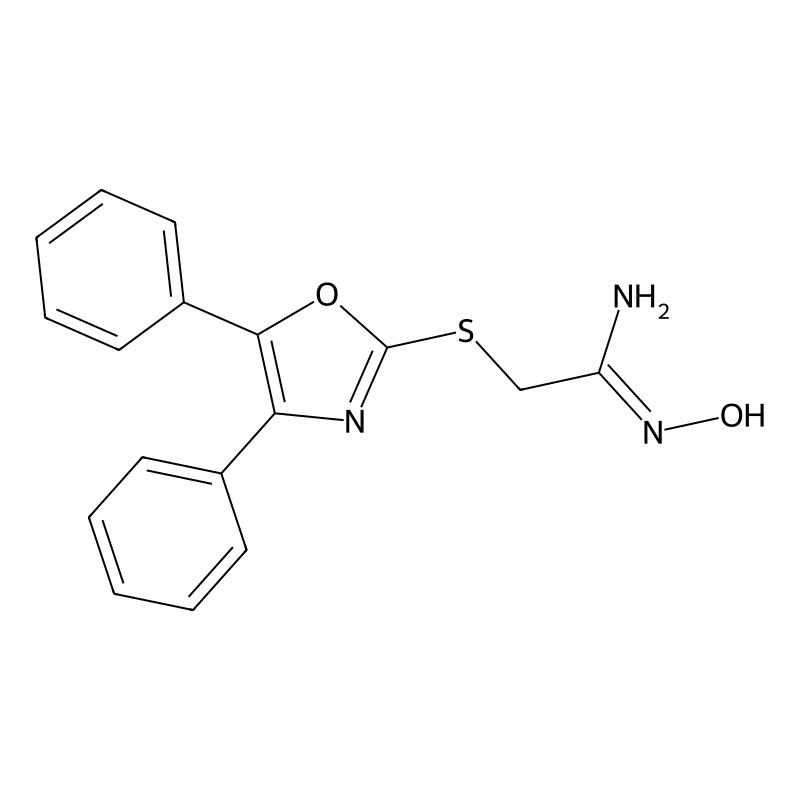 2-[(4,5-diphenyl-1,3-oxazol-2-yl)thio]-N'-hydroxye...
