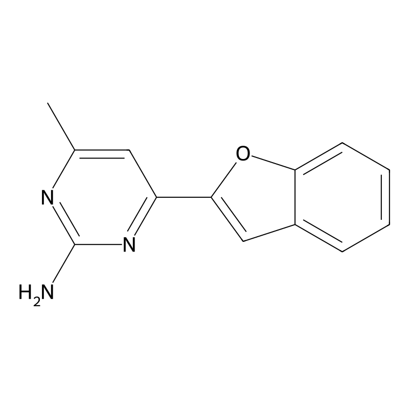 4-(1-benzofuran-2-yl)-6-methyl-2-pyrimidinamine