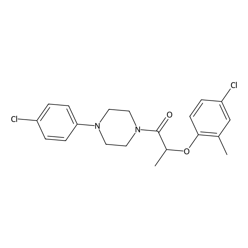 2-(4-Chloro-2-methylphenoxy)-1-[4-(4-chlorophenyl)...