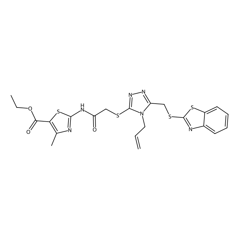 Ethyl 2-{2-[5-(benzothiazol-2-ylthiomethyl)-4-prop...