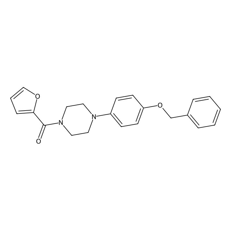 {4-[4-(BENZYLOXY)PHENYL]PIPERAZINO}(2-FURYL)METHAN...