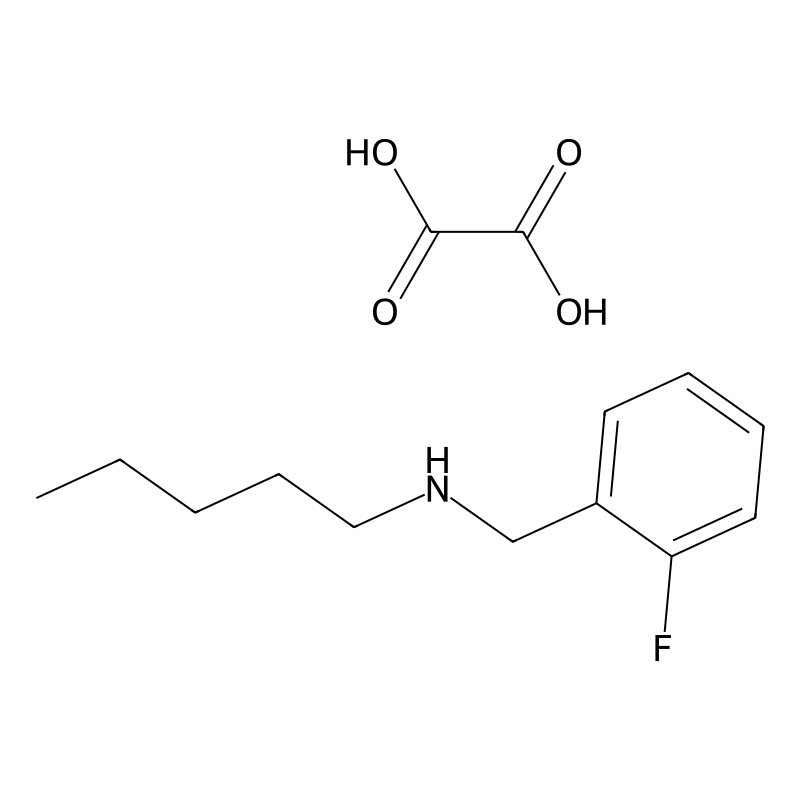 [(2-Fluorophenyl)methyl](pentyl)amine; oxalic acid
