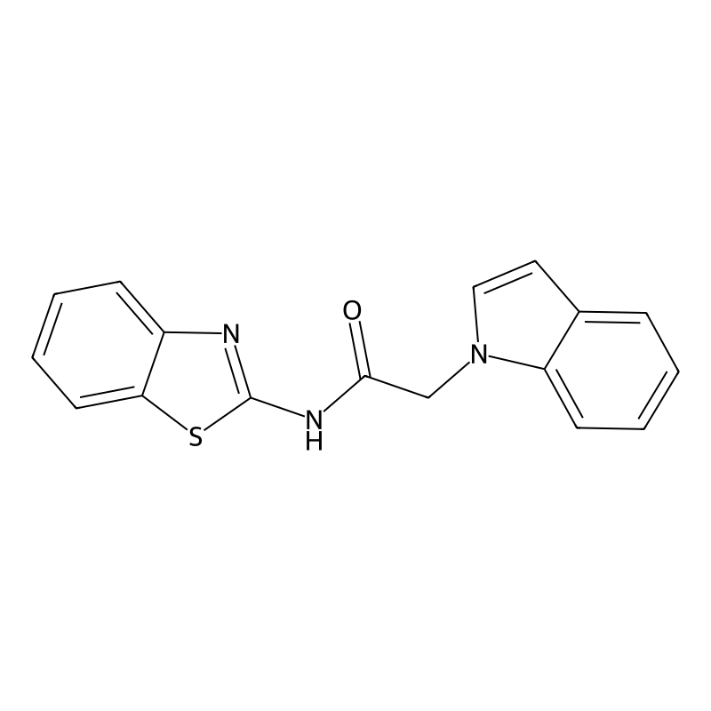 N-(1,3-benzothiazol-2-yl)-2-(1H-indol-1-yl)acetami...