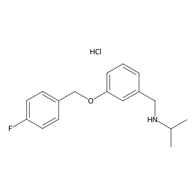 N-{3-[(4-fluorobenzyl)oxy]benzyl}propan-2-amine hy...