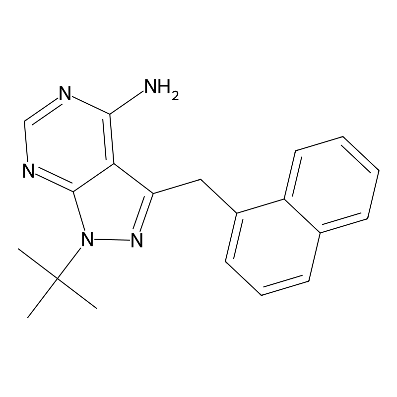 1-tert-butyl-3-(naphthalen-1-ylmethyl)-1H-pyrazolo[3,4-d]pyrimidin-4-amine