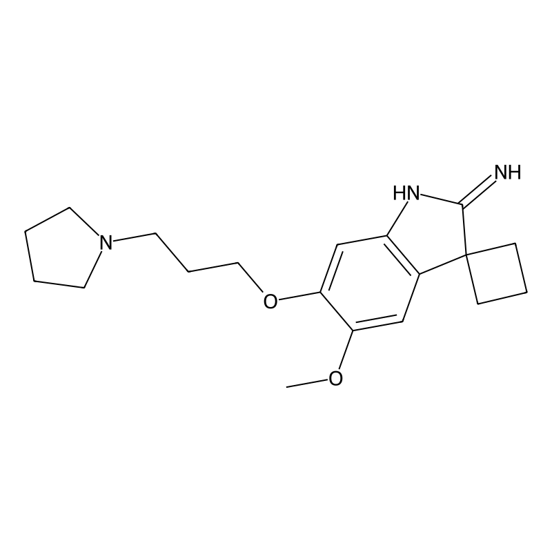 5'-Methoxy-6'-(3-(pyrrolidin-1-yl)propoxy)spiro[cyclobutane-1,3'-indol]-2'-amine