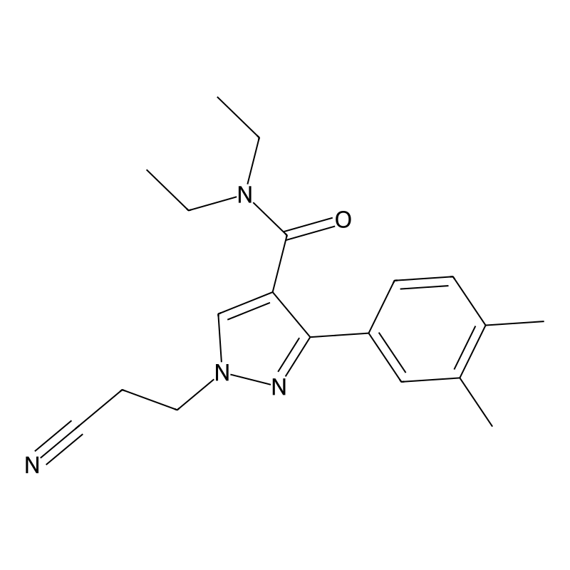 1-(2-cyanoethyl)-3-(3,4-dimethylphenyl)-N,N-diethy...