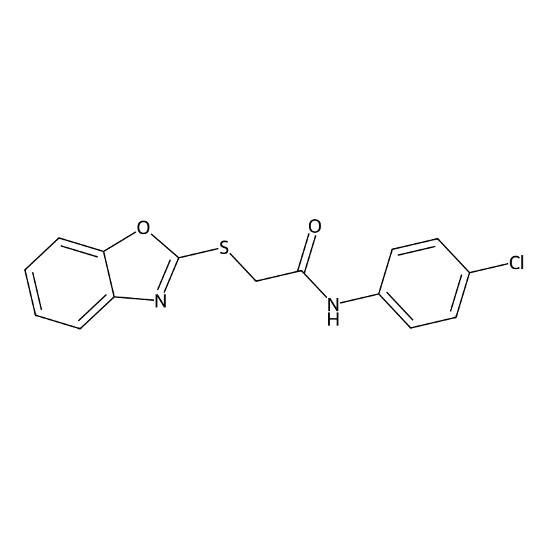 2-(1,3-benzoxazol-2-ylsulfanyl)-N-(4-chlorophenyl)...