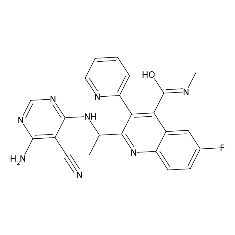 2-(1-(6-amino-5-cyanopyrimidin-4-ylamino)ethyl)-6-...