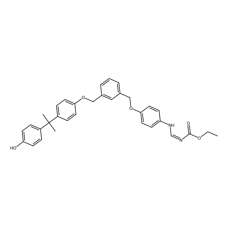 ethyl (NZ)-N-[[4-[[3-[[4-[2-(4-hydroxyphenyl)propa...