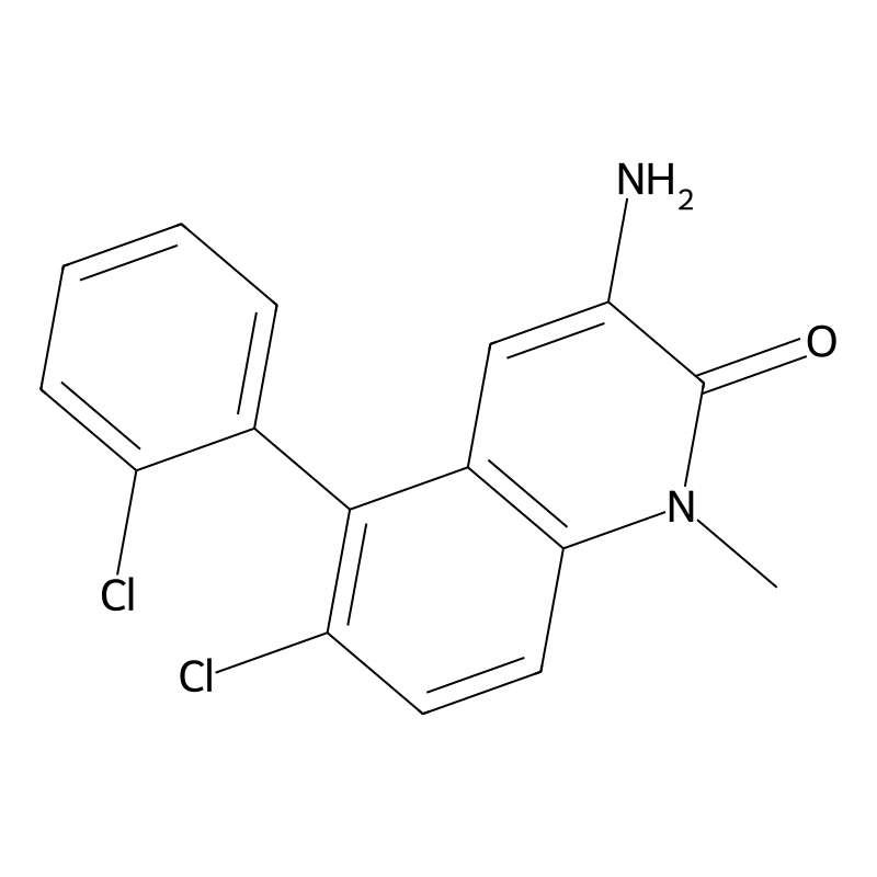 3-Amino-6-chloro-5-(2-chlorophenyl)-1-methylquinol...