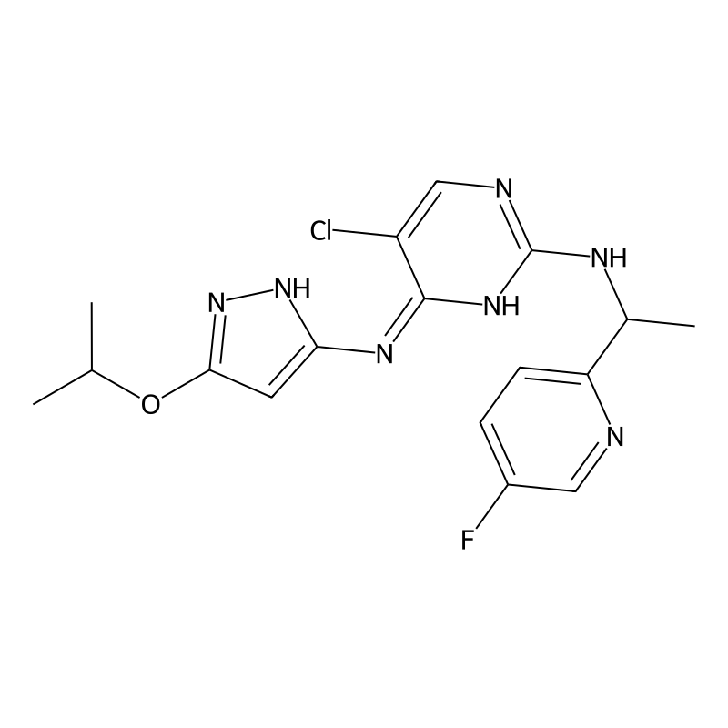 5-chloro-N2-(1-(5-fluoropyridin-2-yl)ethyl)-N4-(5-...
