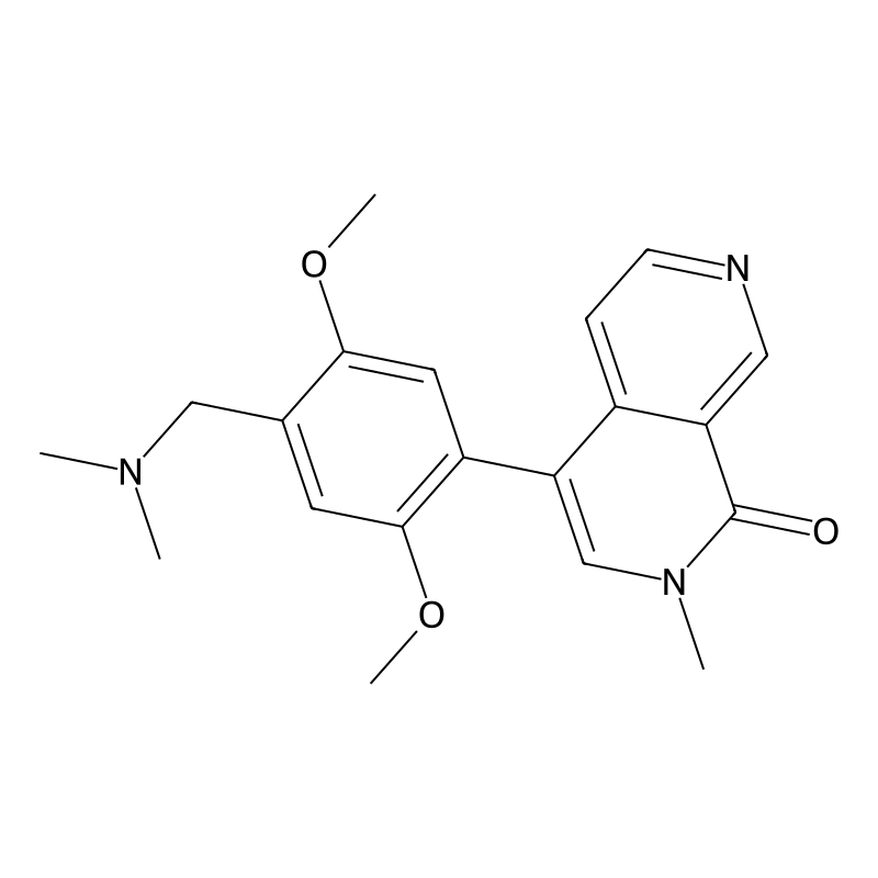 4-[4-[(Dimethylamino)methyl]-2,5-Dimethoxy-Phenyl]-2-Methyl-2,7-Naphthyridin-1-One