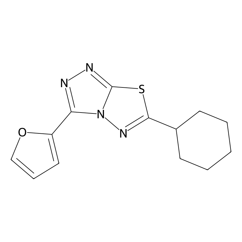 6-Cyclohexyl-3-(furan-2-yl)-[1,2,4]triazolo[3,4-b]...
