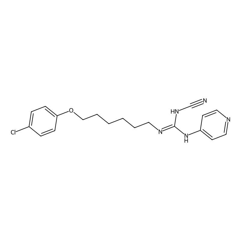 2-[6-(4-Chlorophenoxy)hexyl]-1-cyano-3-pyridin-4-y...