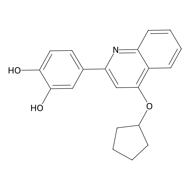 4-[4-(Cyclopentyloxy)quinolin-2-yl]benzene-1,2-dio...