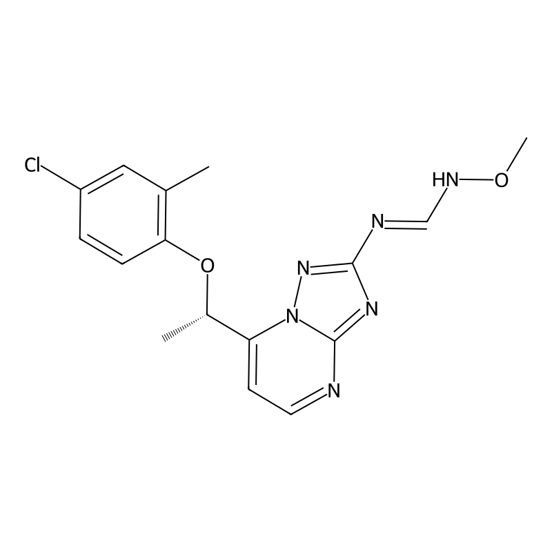 (E)-N-{7-[1-(4-chloro-2-methylphenoxy)ethyl]-[1,2,...