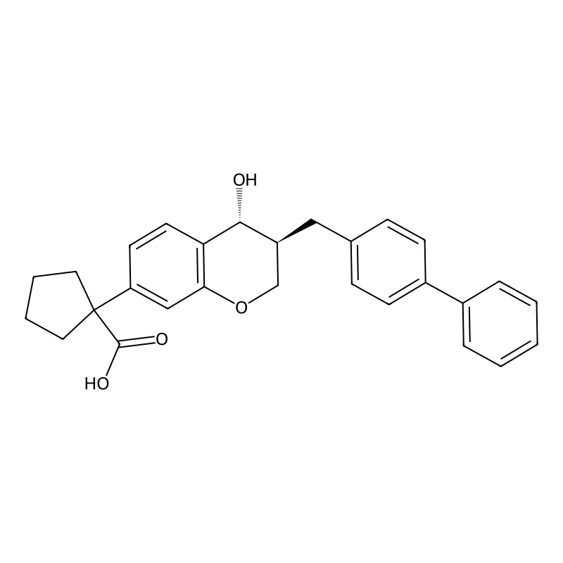 1-(3-(4-Phenylbenzyl)-4-hydroxychroman-7-yl)cyclop...