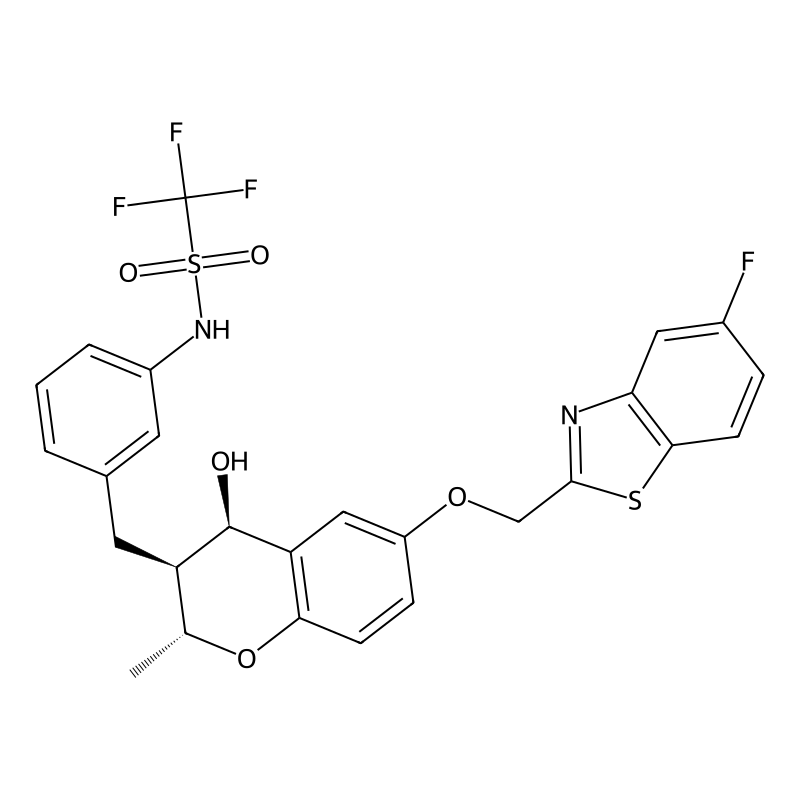 Methanesulfonamide, 1,1,1-trifluoro-N-(3-(((2R,3S,...