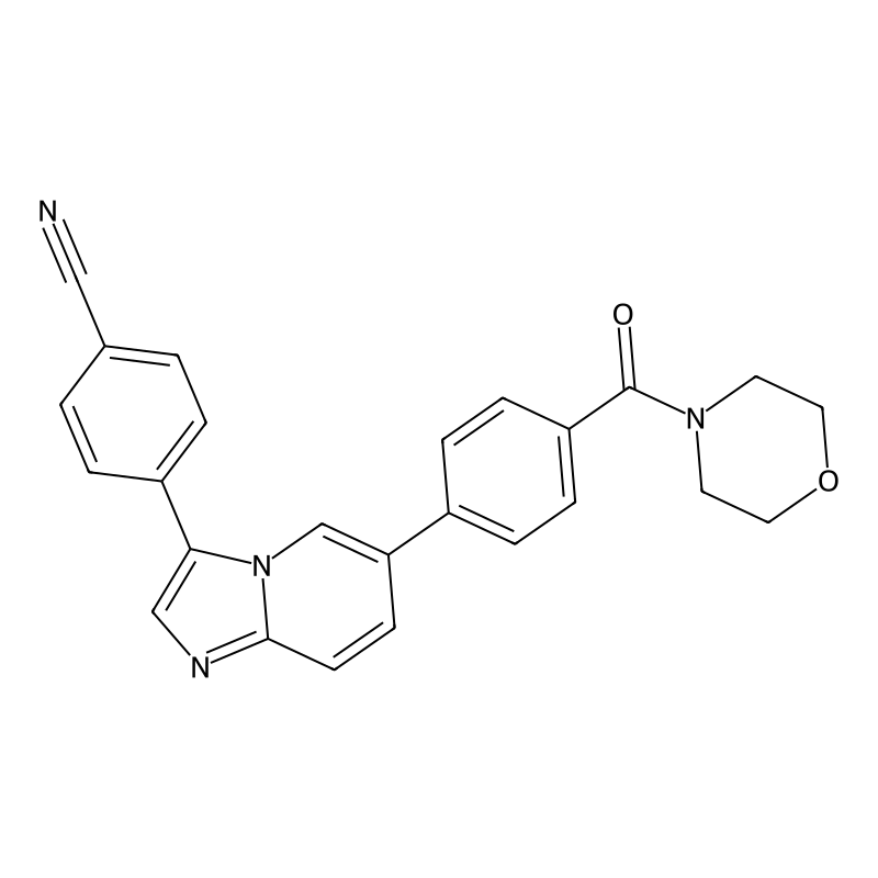 4-(6-(4-(Morpholine-4-carbonyl)phenyl)imidazo[1,2-...