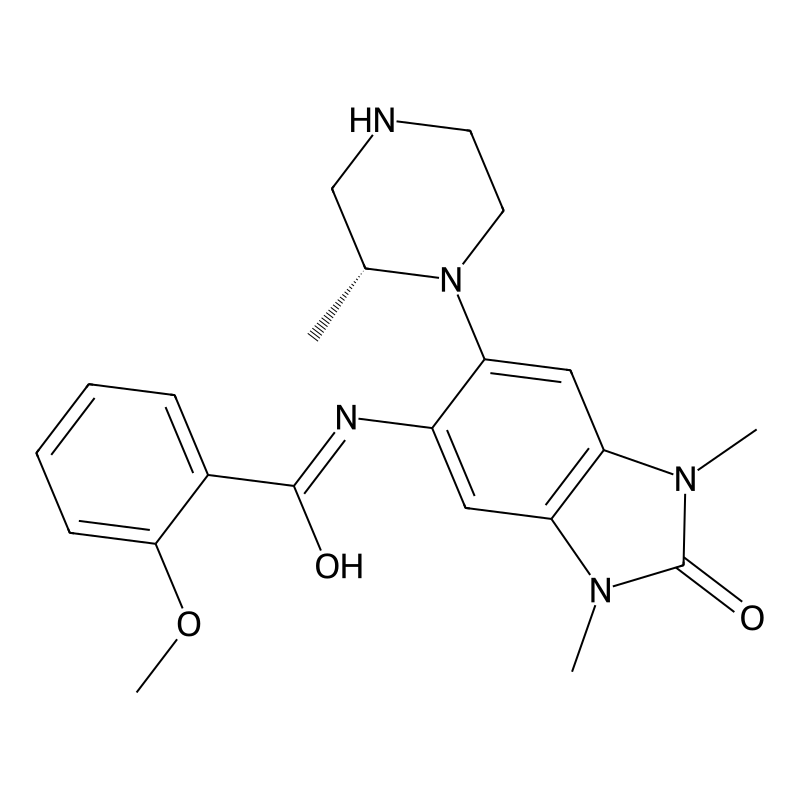 N-[1,3-Dimethyl-6-[(2r)-2-Methylpiperazin-1-Yl]-2-Oxidanylidene-Benzimidazol-5-Yl]-2-Methoxy-Benzamide