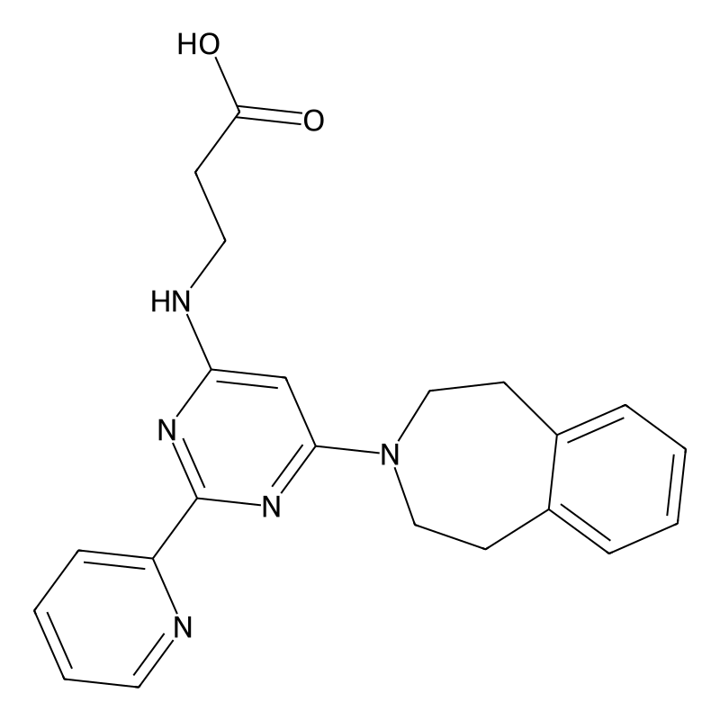 3-[[2-Pyridin-2-Yl-6-(1,2,4,5-Tetrahydro-3-Benzazepin-3-Yl)pyrimidin-4-Yl]amino]propanoic Acid