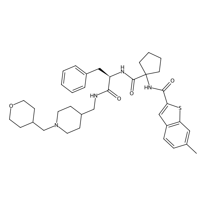 N'-[1,1-Bis(Oxidanylidene)thian-4-Yl]-5-Ethyl-4-Oxidanylidene-7-[3-(Trifluoromethyl)phenyl]thieno[3,2-C]pyridine-2-Carboximidamide