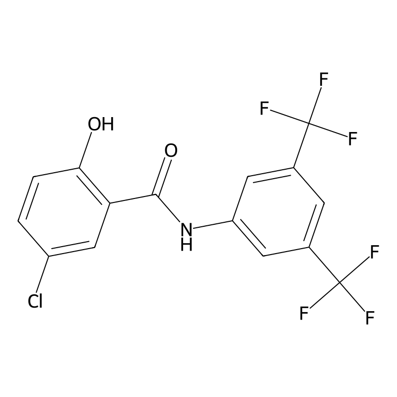 N-(3,5-bis(trifluoromethyl)phenyl)-5-chloro-2-hydroxybenzamide
