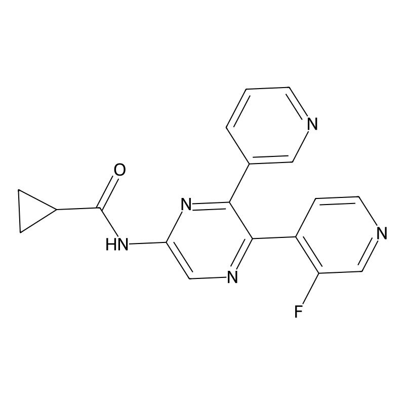 N-(5-(3-fluoropyridin-4-yl)-6-(pyridin-3-yl)pyrazi...