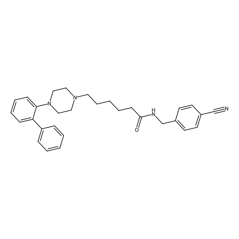 N-[(4-cyanophenyl)methyl]-6-[4-(2-phenylphenyl)pip...