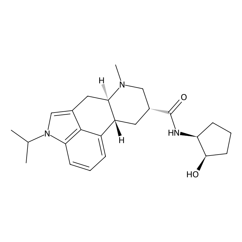 (6aR,9R,10aR)-N-[(1S,2R)-2-hydroxycyclopentyl]-7-methyl-4-propan-2-yl-6,6a,8,9,10,10a-hexahydroindolo[4,3-fg]quinoline-9-carboxamide