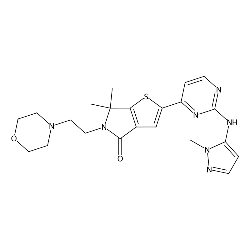 6,6-Dimethyl-2-[2-[(2-methylpyrazol-3-yl)amino]pyr...