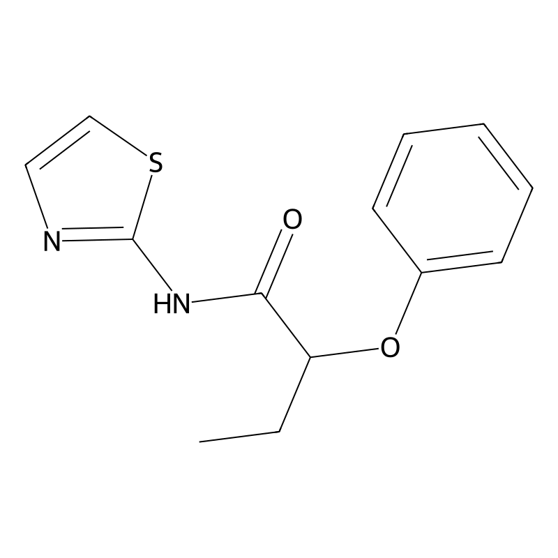 2-phenoxy-N-(1,3-thiazol-2-yl)butanamide