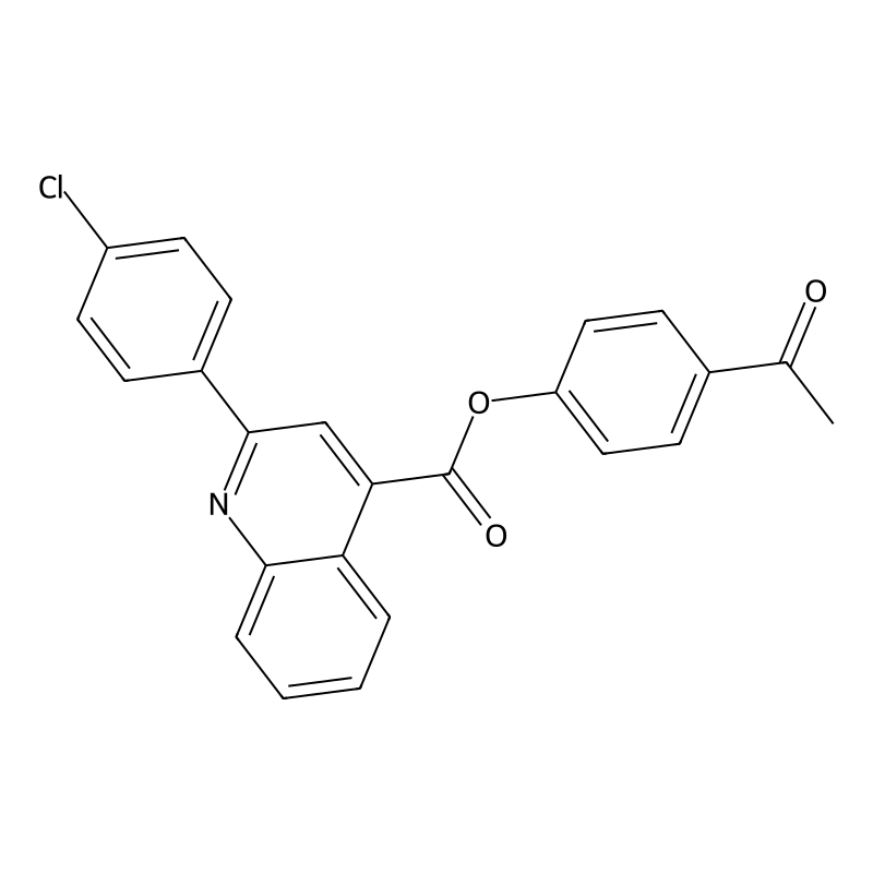 4-Acetylphenyl 2-(4-chlorophenyl)quinoline-4-carbo...