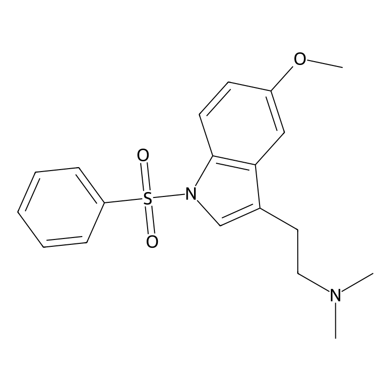 2-[1-(benzenesulfonyl)-5-methoxyindol-3-yl]-N,N-di...