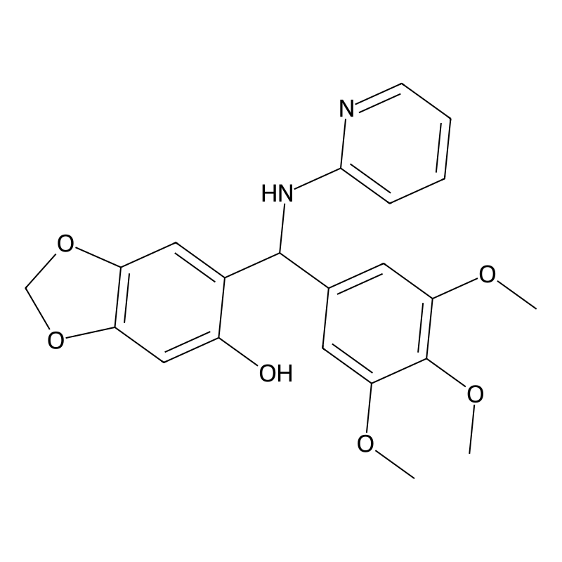 6-[(Pyridin-2-ylamino)-(3,4,5-trimethoxyphenyl)met...