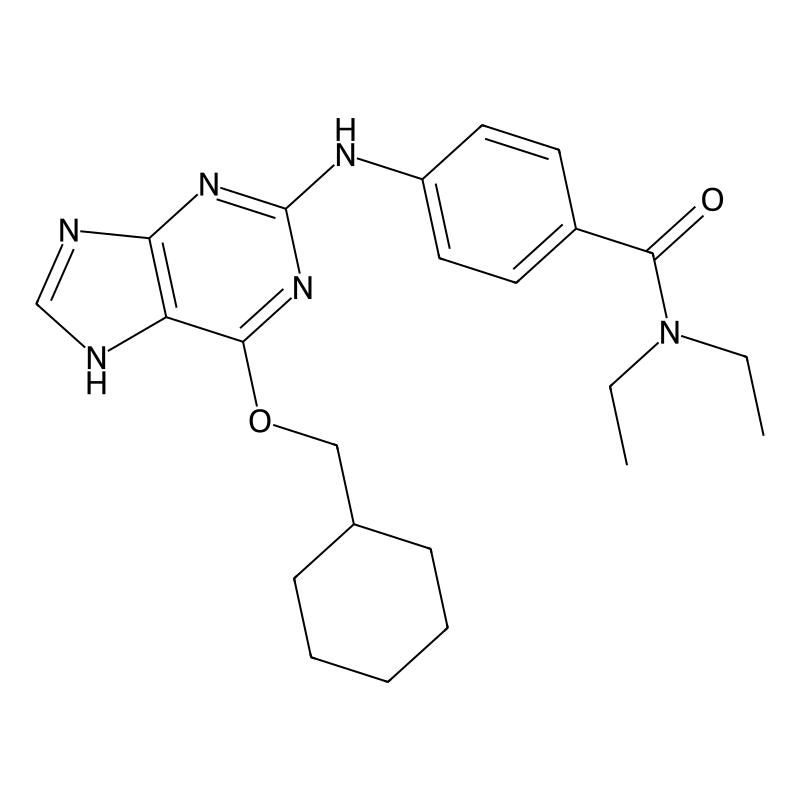 4-(6-Cyclohexylmethoxy-9H-purin-2-ylamino)-N,N-diethylbenzamide