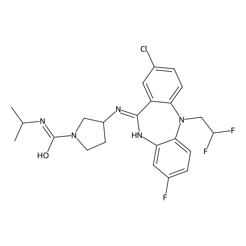 (3S)-3-[[8-chloro-11-(2,2-difluoroethyl)-3-fluoro-...