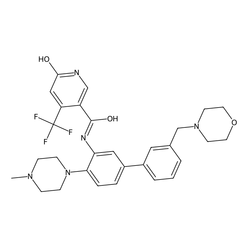 N-(4-(4-Methylpiperazin-1-Yl)-3'-(Morpholinomethyl)-[1,1'-Biphenyl]-3-Yl)-6-Oxo-4-(Trifluoromethyl)-1,6-Dihydropyridine-3-Carboxamide