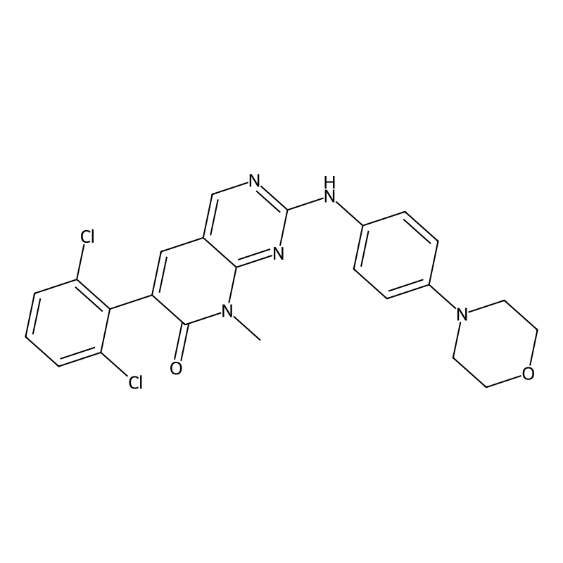 6-(2,6-Dichlorophenyl)-8-methyl-2-(4-morpholin-4-ylanilino)pyrido[2,3-d]pyrimidin-7-one